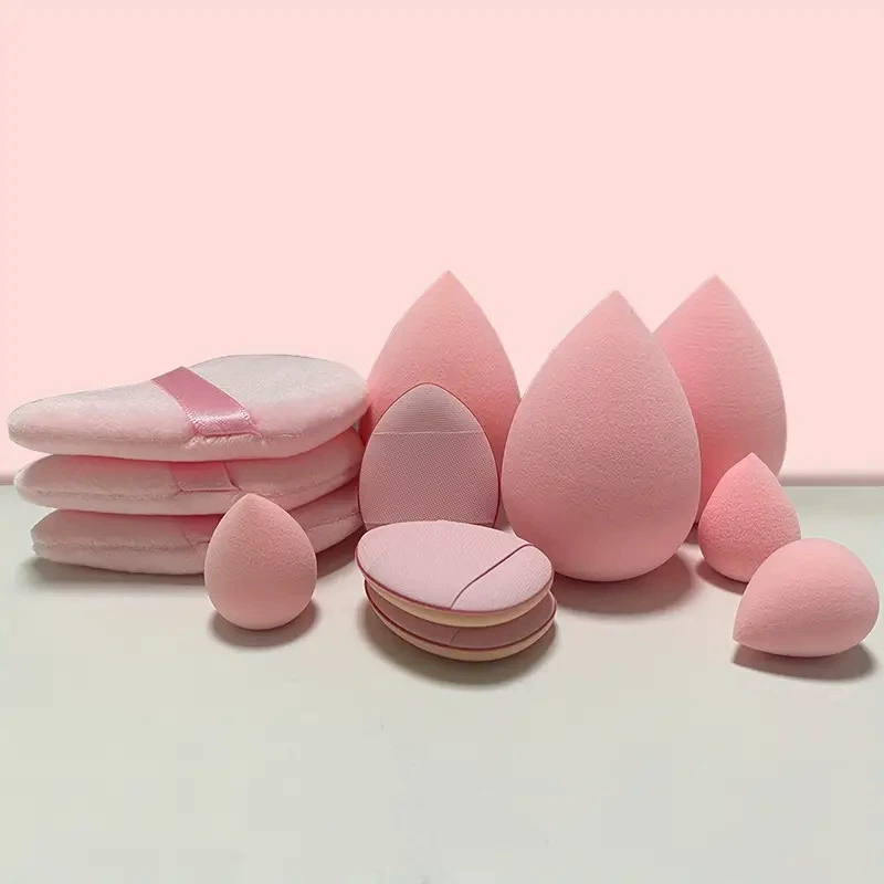 Makeup Sponge Set, Soft Blending Eggs for Dry & Wet Use, Low-Absorbency, Multi-Color Kit