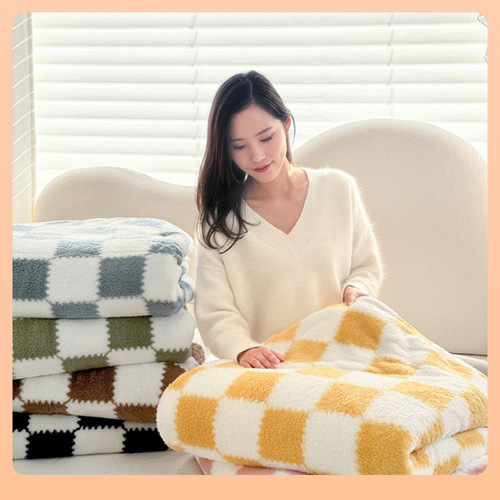 ✅ Flannel Home Throw Blanket Bed Sheet Fleece Double Sided Summer Air Conditioning Cover Blanket Office Blanket Machine Washable Autumn