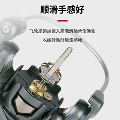 Dequ fishing wheel Luya wheel spinning wheel double rocker micro-object shallow line cup fishing reel metal fish wheel fishing reel wholesale