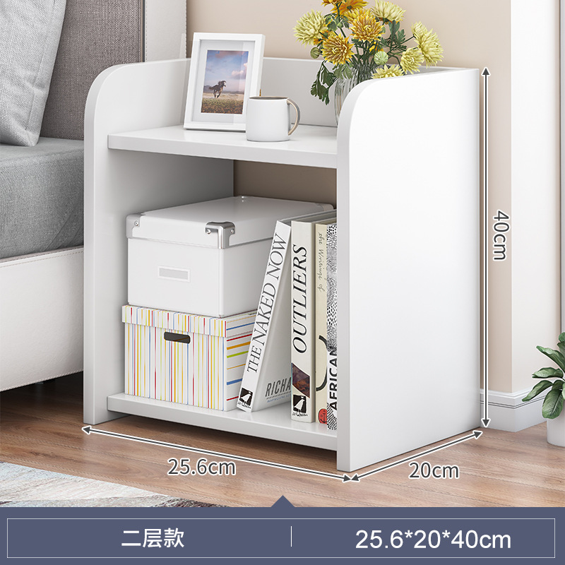 Mesita de noche simple moderno pequeño armario ultra estrecho simple mesita de noche mini armario de almacenamiento rack de almacenamiento para sala de alquiler