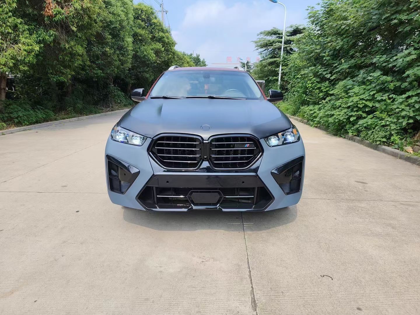 Suitable for 2008-2014 Bmw X6 Old Model to New Model Conversion, E71 to 2024 X6 Mf96 Front and Rear Bumper Body Kit