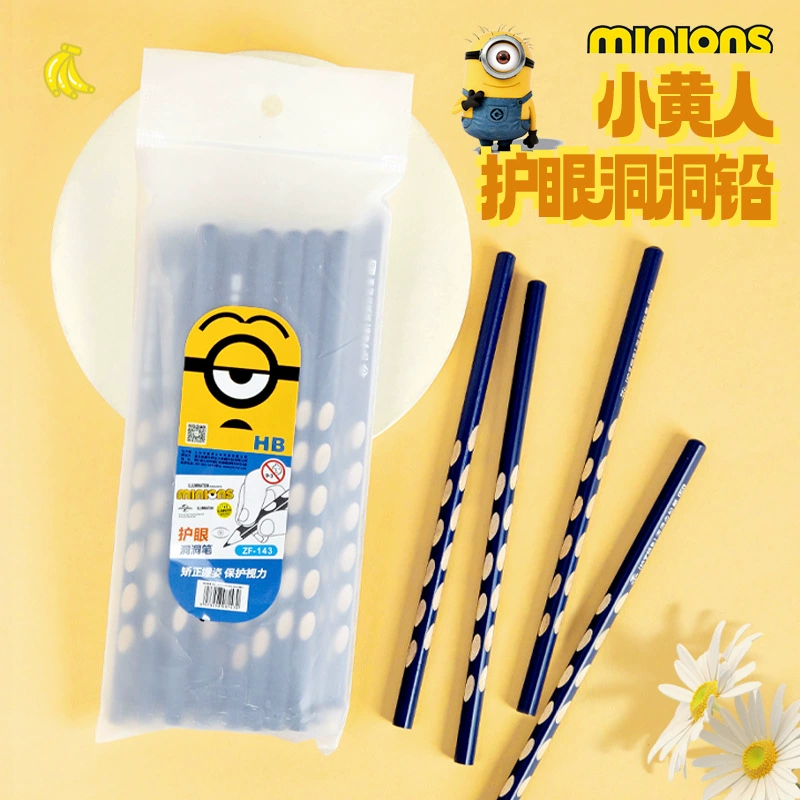 Маленькие желтые люди дыры в ортодонтической позе