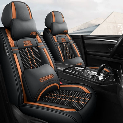 breathable ice silk leather seat Four Seasons Pad