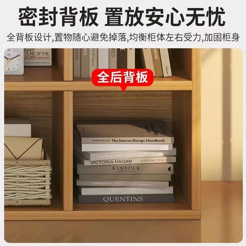 子供の実木本棚の本棚の棚が床に落ちて、簡単に寝室の幼稚園のロッカーの本棚の家庭用を収納します。|undefined