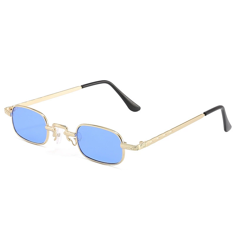 Солнцезащитные очки, ретро металлические оправы, солнечная оптика, интернет-хит