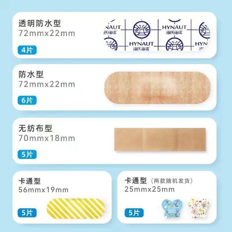 创可贴海氏海诺创口贴卡通医用一次性用无纺布透明礼品防水贴批发|undefined