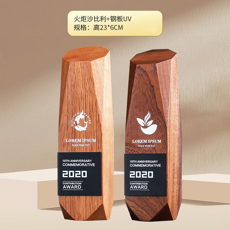 Trofeos de cristal coloridos personalizados metales de alta calidad creativos de resina de pentacos excelentes empleados medalla de grabación ordenada chapado en oro