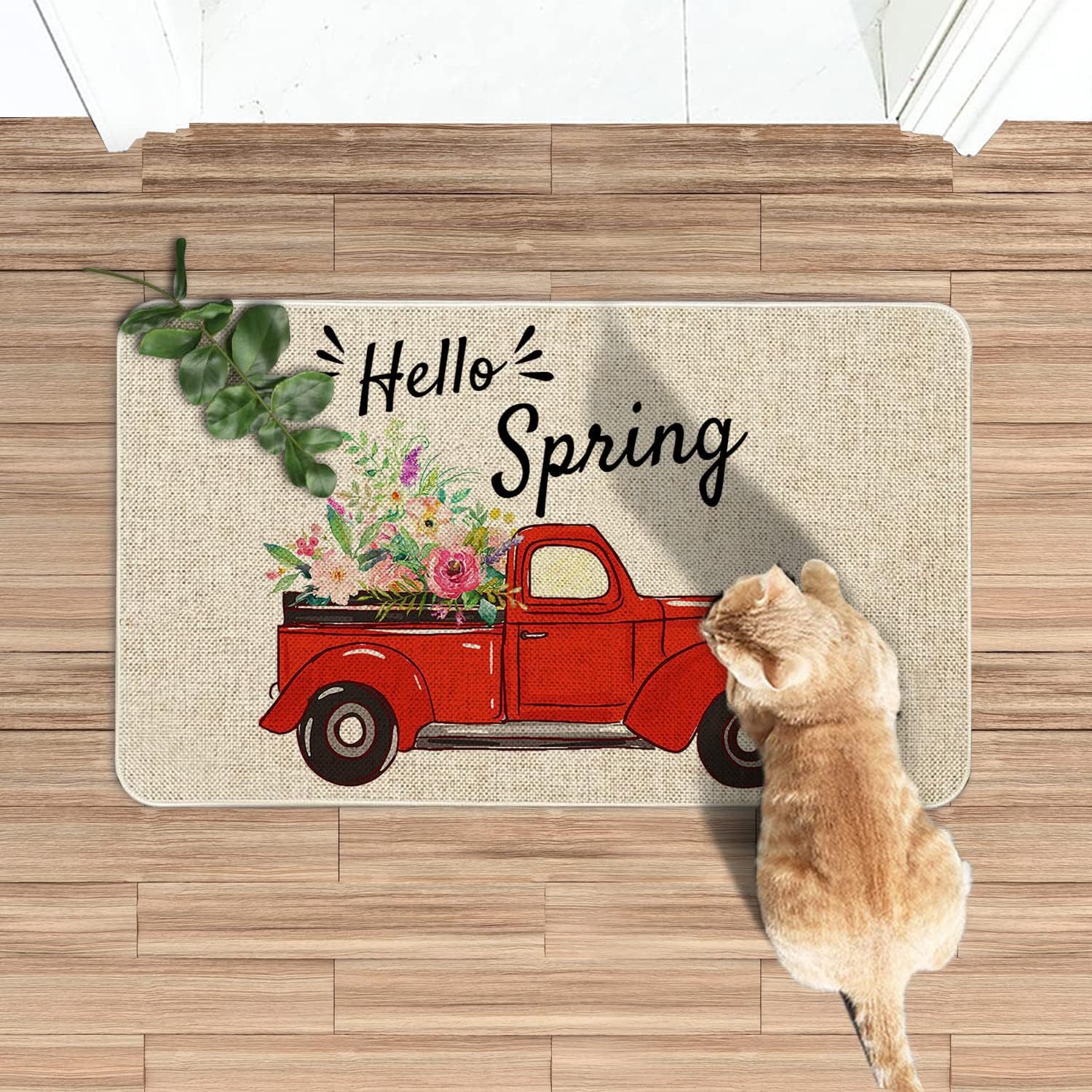 Easter Casual Vacation Letter Polyester Floor Mat display picture 1