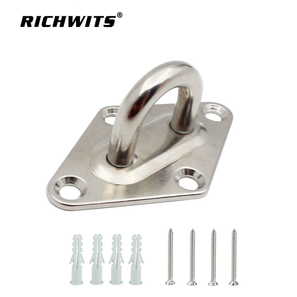 Нержавеющая сталь 304 316 дверная Пряжка Алмазная дверная Пряжка потолочный вентилятор мешок с песком лампа крюк морские кольца глазная пластина