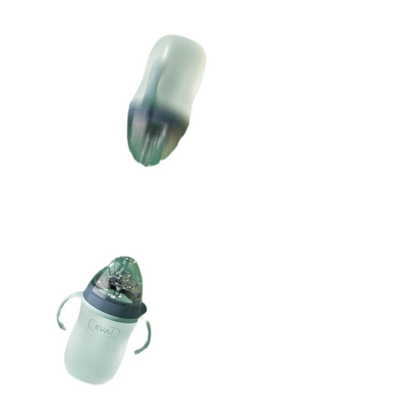 Artefacto destete de silicona biberón completo suave imitación leche materna anti-caída anti-flatulencia bebé recién nacido un año y medio de edad