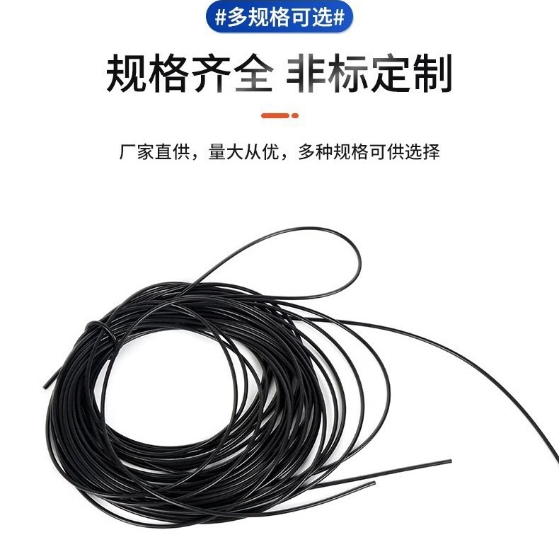 新款高档橡胶条型密封圆条耐磨耐高温实心pvc橡胶汽车冰箱密封条