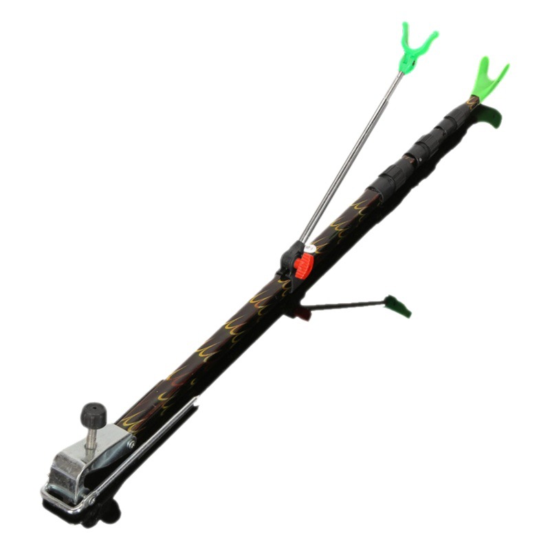 Aluminum Alloy Battery Bracket Strong Thick Steering Fishing Hand Rod Table Fishing Rack Rod Ground Insertion Support Rack Fishing Wild Fishing