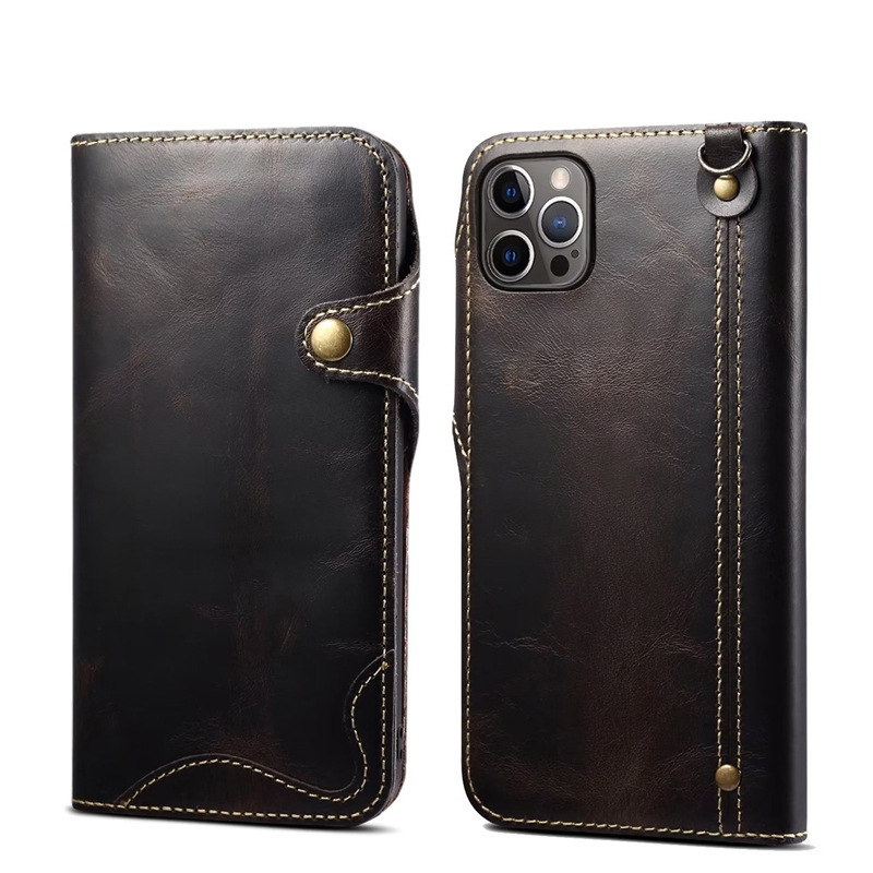 Ốp lưng da bò chống rơi cho iPhone 16 Pro Max, 15, 14, 13 kiểu nắp lật thẻ — [Màu đen B01★Bao da thẻ da bò], 【Màu đỏ rượu B01★Bao da thẻ da bò], [Màu nâu nhạt B01★Bao da thẻ da bò], [Màu xanh lam B01★Bao da thẻ da bò]