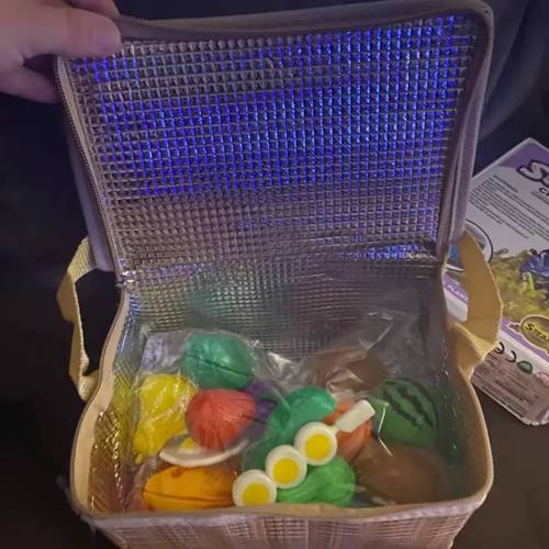 Food Carrier Handbag In Stock Wicker Style Lunch Bag Waterproof Lunch Insulated Meal Box Student Bento Bag Aluminum Foil