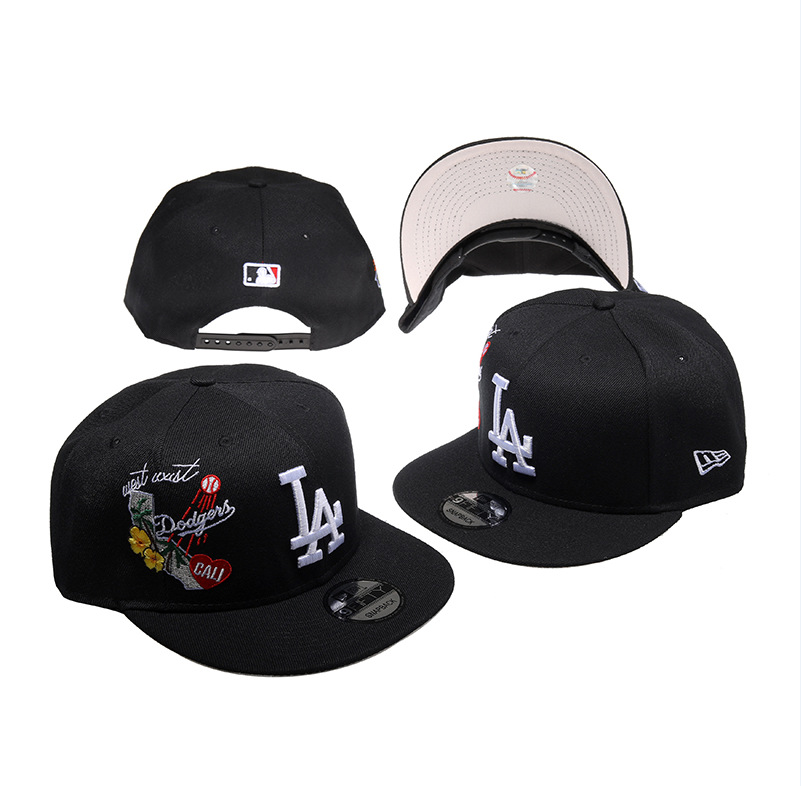 Sombrero de los hombres sombrero de ala plana sombrero de tablero ajustable hip hop ajustable Dodgers sombrero High Street gorra plana gorra de béisbol mujeres