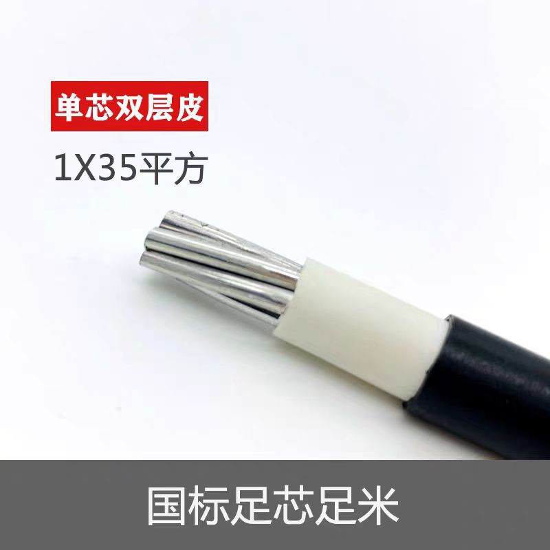 Free Shipping Cable Rural Power Grid Renovation Outdoor Anti-Aging Wire 61016252535 Square Single-Core Wire Aluminum Wire Durable