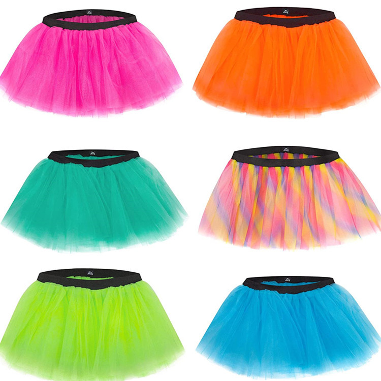 European and American foreign trade adult three-layer gauze skirt puffy skirt sexy short tutu skirt Bar nightclub dancing skirt