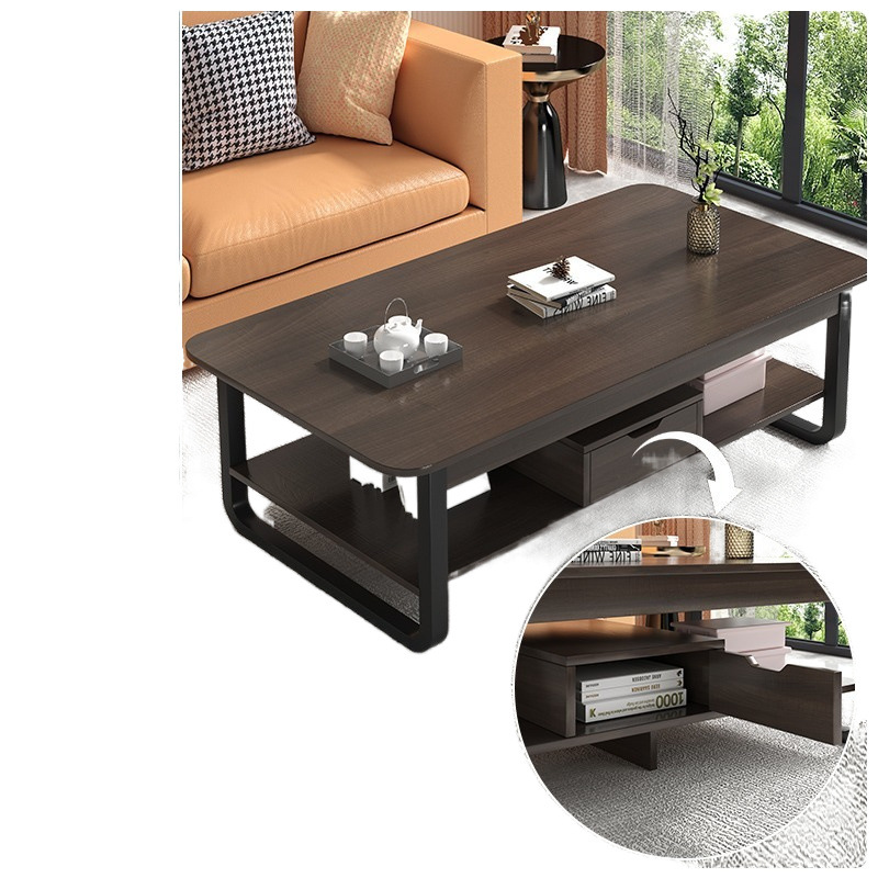 Mesa de té pequeña sala de estar simple simple mesa pequeña casa de sofá de lujo simple mesa creativa moderna mesa cuadrada