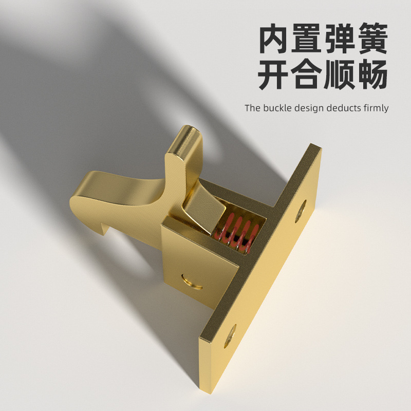 中国風窓ボタン真鍮小鳥ボタン明装真鍮ピンロック安全防犯復古窓自動ドアボタン|undefined