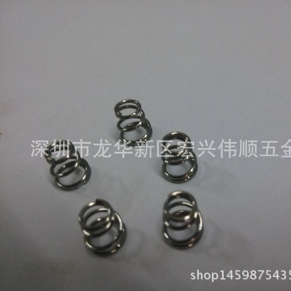 龙华厂家推荐塔形压簧宝塔弹簧 M8玻珠弹簧定位珠弹珠 充电器弹簧