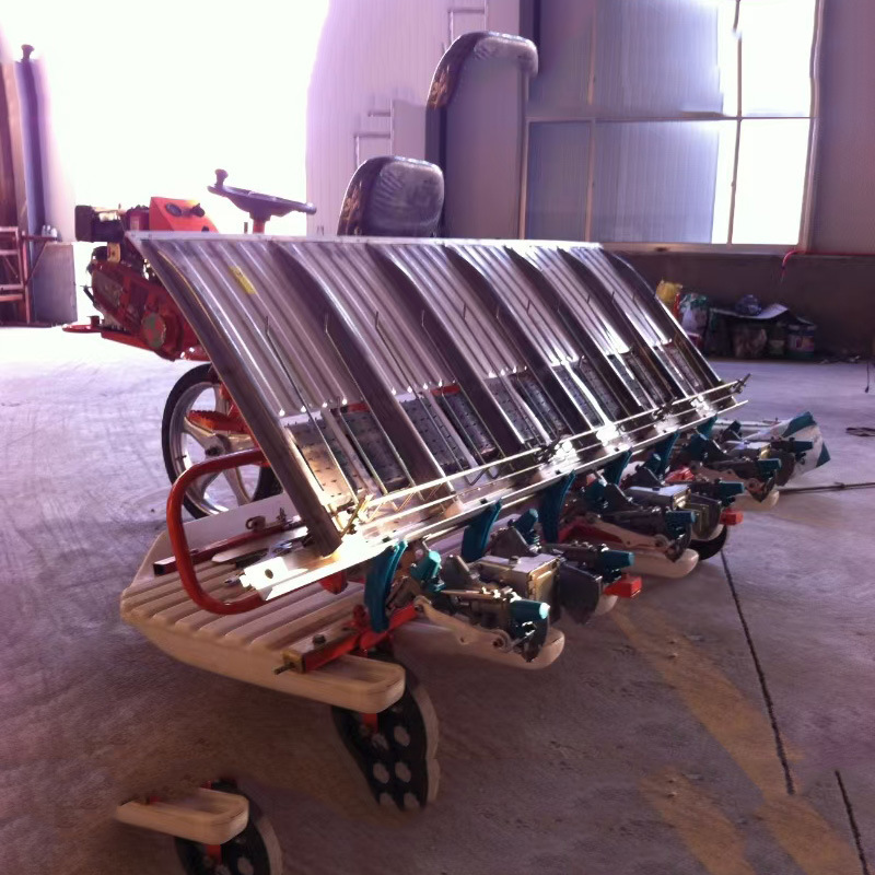 水稻插秧机手推步进式4行6行育秧盘秧苗电启动种植机插秧机