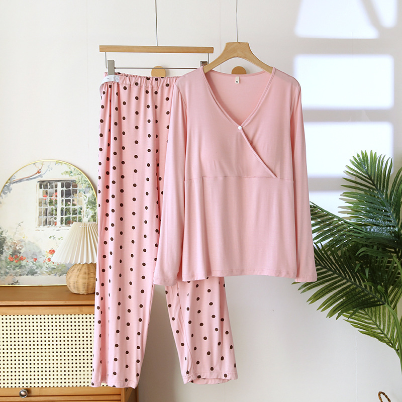 MD402 모달 가죽 파우더 감금 투피스 세트