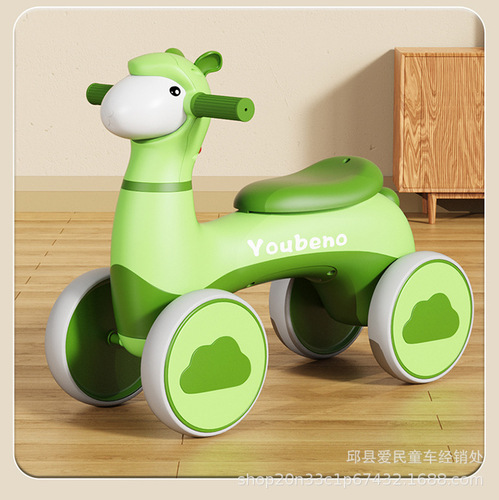 New children's twist car, silent wheel, baby scooter, balance car, music light, child scooter manufacturer