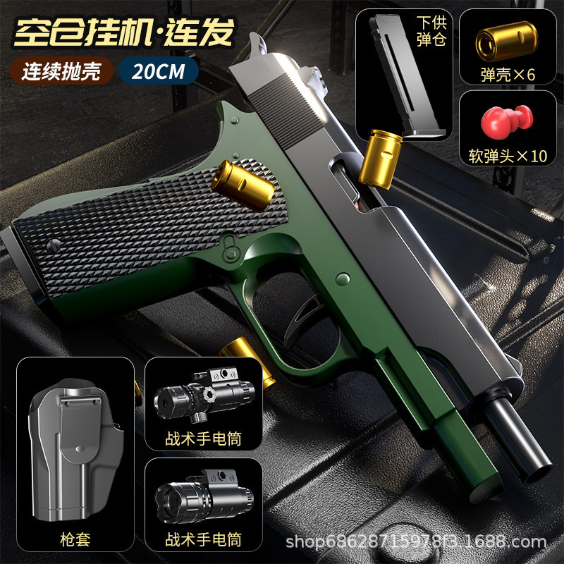1911 Glock lanzó una pistola de juguete colgante vacía del águila del desierto contra el soplado de balas blandas simulación de niños y niñas robando mano image 18