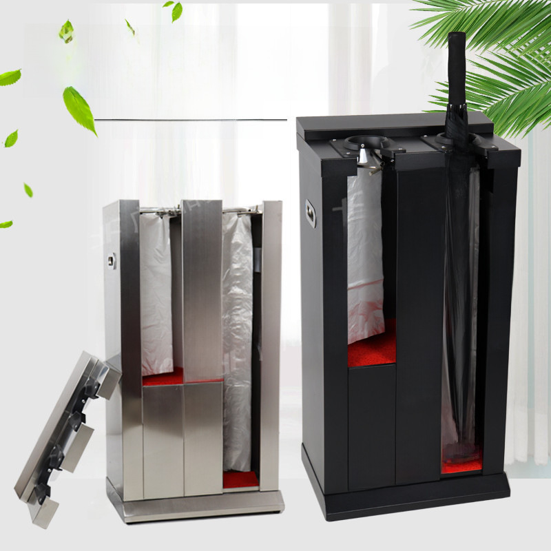 Factory direct shopping mall supermarket automatic umbrella machine hotel lobby umbrella bag machine double long and short umbrella machine