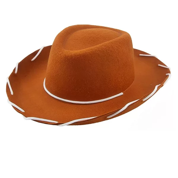Adult Western Big Brim Hat Brown Rope Hat Amazon Western Rope Cowboy Hat Christmas Red Big Brim Hat