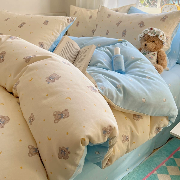 Star Moon Bear [100% high-quality cotton, worry-free sleeping naked]