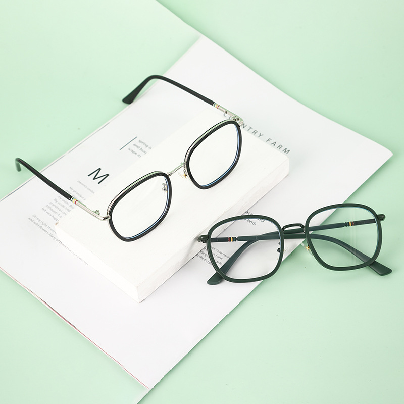 2021新款防蓝光眼镜小红书网红推荐平光镜男女配近视镜女士平光镜