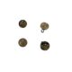 New Chinese Retro Cheongsam Knitted Yarn Resin Gold Foil Button Hanfu Button Chinese Style Tang Suit Buckle Beads