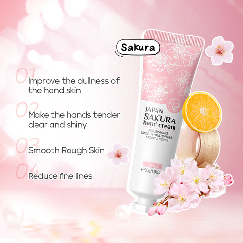LAIKOU Sakura Hand Cream 30g Manufacturer Source Hand Moisturizing Moisturizing Rejuvenating Cream