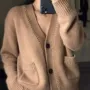 宽松秋冬新款v领毛衣