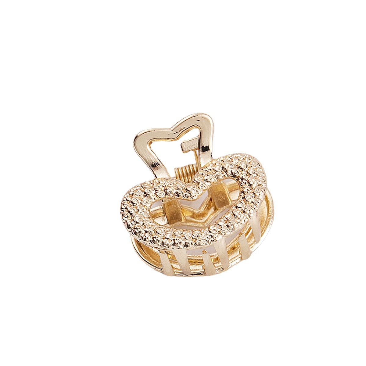 Estilo coreano chica elegante clip de aleación de tamaño pequeño clip de vuelta cabeza media horquilla tocado clip superior clip horquilla