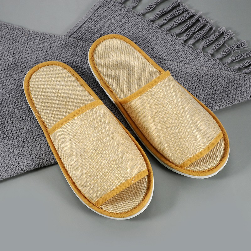 린넨 슬리퍼(노란색)