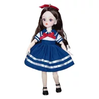 Высокая выглядящая 6 баллов 30 см чистая красная кукла TikTok такая же BJD маленький костюм принцессы девушка подарок на день рождения игрушка