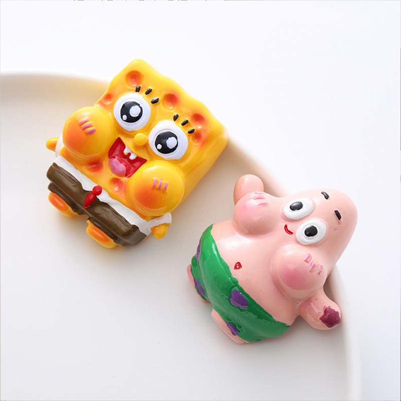 스폰지밥 네모바지 냉장고 자석 한 쌍