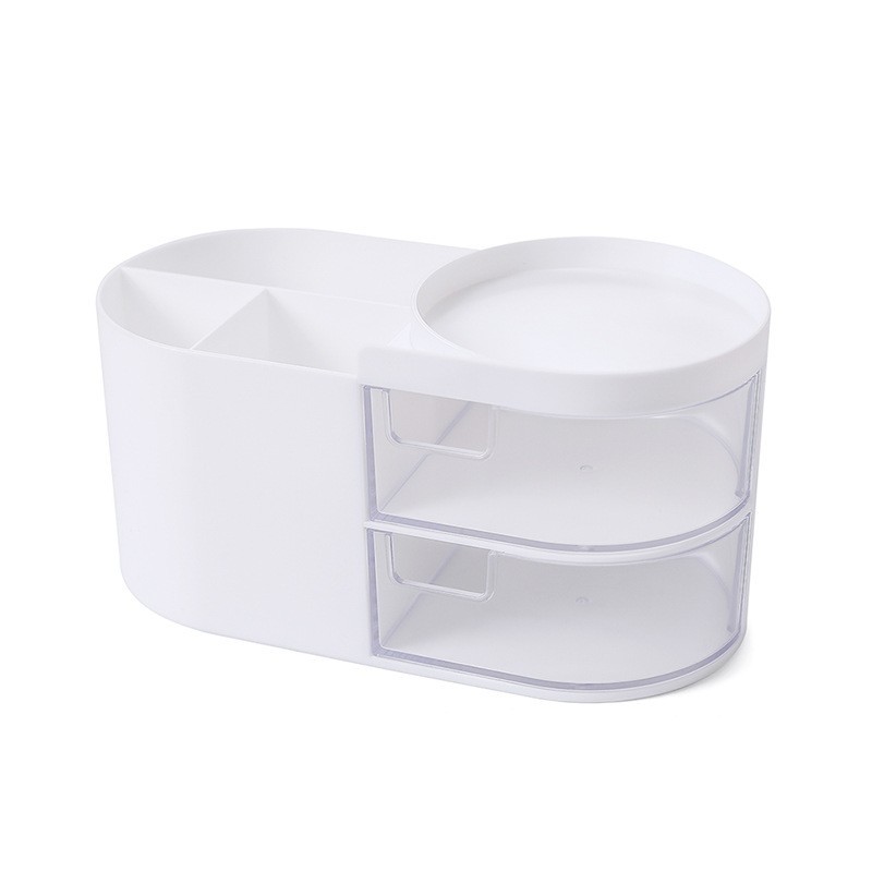 Caja de almacenamiento de papelería estudiante niña lindo portalápices caja de almacenamiento de cajón de gran capacidad libro escritorio estante multifunción