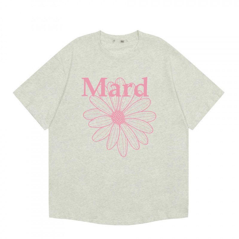 【カウンター品質】韓国マルディトレンドブランド半袖Tシャツリトルデイジードーマンプリントラウンドネックピュアコットンクロスボーダー|undefined
