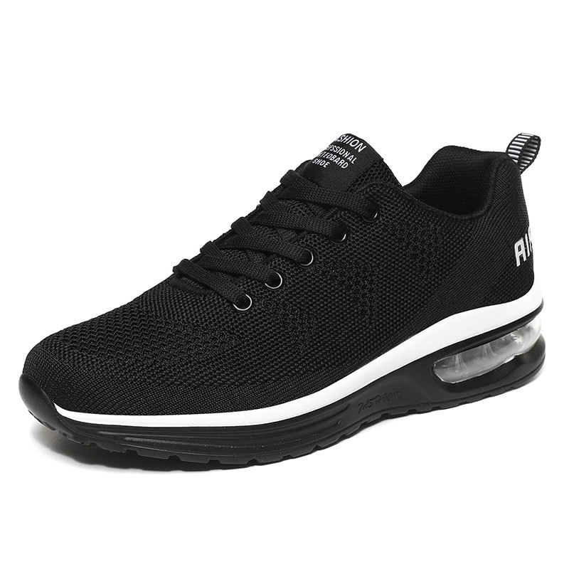 42 zapatos de tamaño grande 2021 primavera y otoño zapatos de mujer transfronterizos aire acolchado tejido volador zapatos deportivos de carreras casuales zapatos de viaje zapatos de malla skate image 6