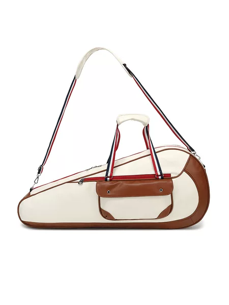 Cross-border in stock wholesale tennis bag large capacity men's and women's shoulder slung portable badminton bag special racket bag