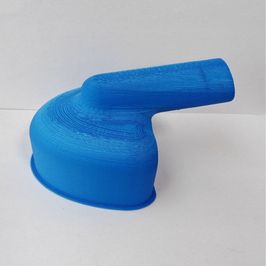 Cross-border bestseller 3D-printed freshwater storage tank filling funnel suitable for various RVs and trailers (Kempinq və səyahət) - blue