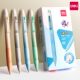 Deli press erasable pen thermal gel pen ballpoint pen primary school children crystal blue black bullet wholesale