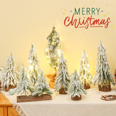 クリスマス麻布杉ミニクリスマスツリーpeクリスマスツリーの下にレストランバーのインテリア用品を飾る