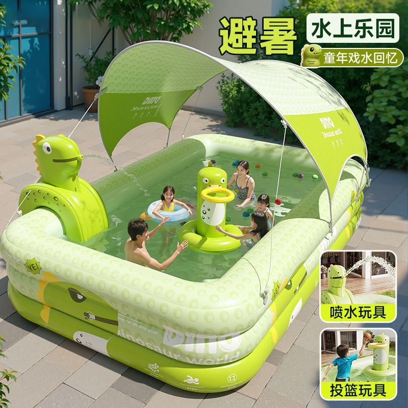 Inflatable Swimming Pool Bath Bucket Household Children Adult Thickened Baby Pool Baby Ocean Ball Pool Bath Child