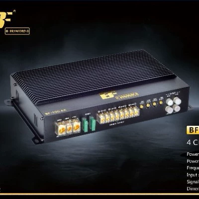 2026 Model Pure Power Amplifier 4X100W/Car Subwoofer/4-Channel Car Audio System/High-Fidelity Audio Modification (Car speaker/subwoofer)