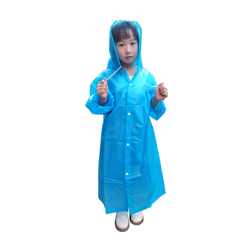 子供用レインコート非使い捨てEVA防豪雨増厚延長アウトドア旅行ポータブルレインコート|undefined