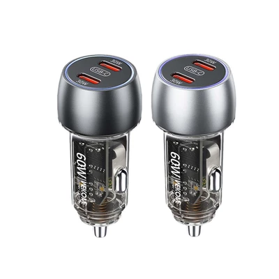 C Car Charger Transparent | Mobil şarj cihazları